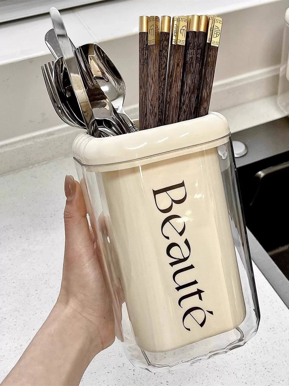 Spoon Organizer & Drainer