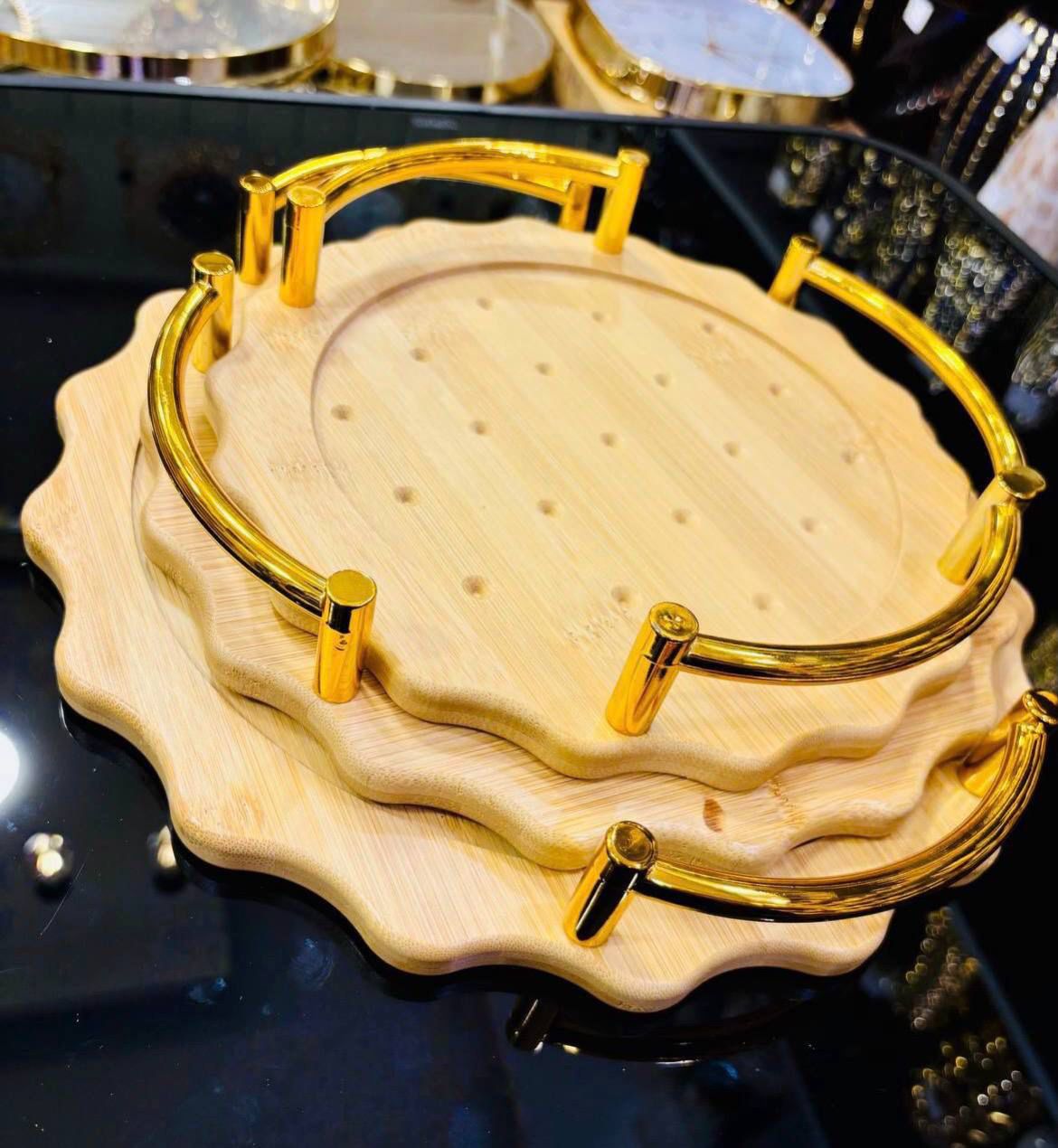 Decorative Serving Tray Set