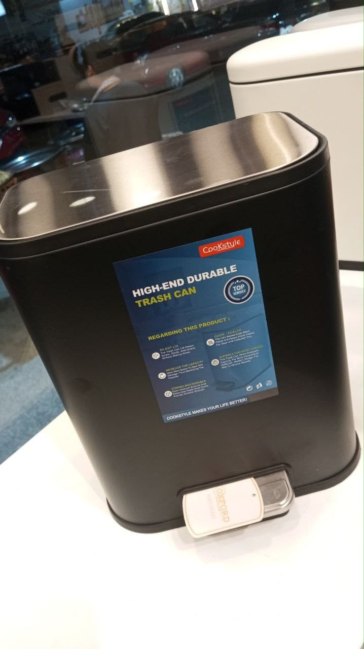 Bathroom Pedal Trash Bin