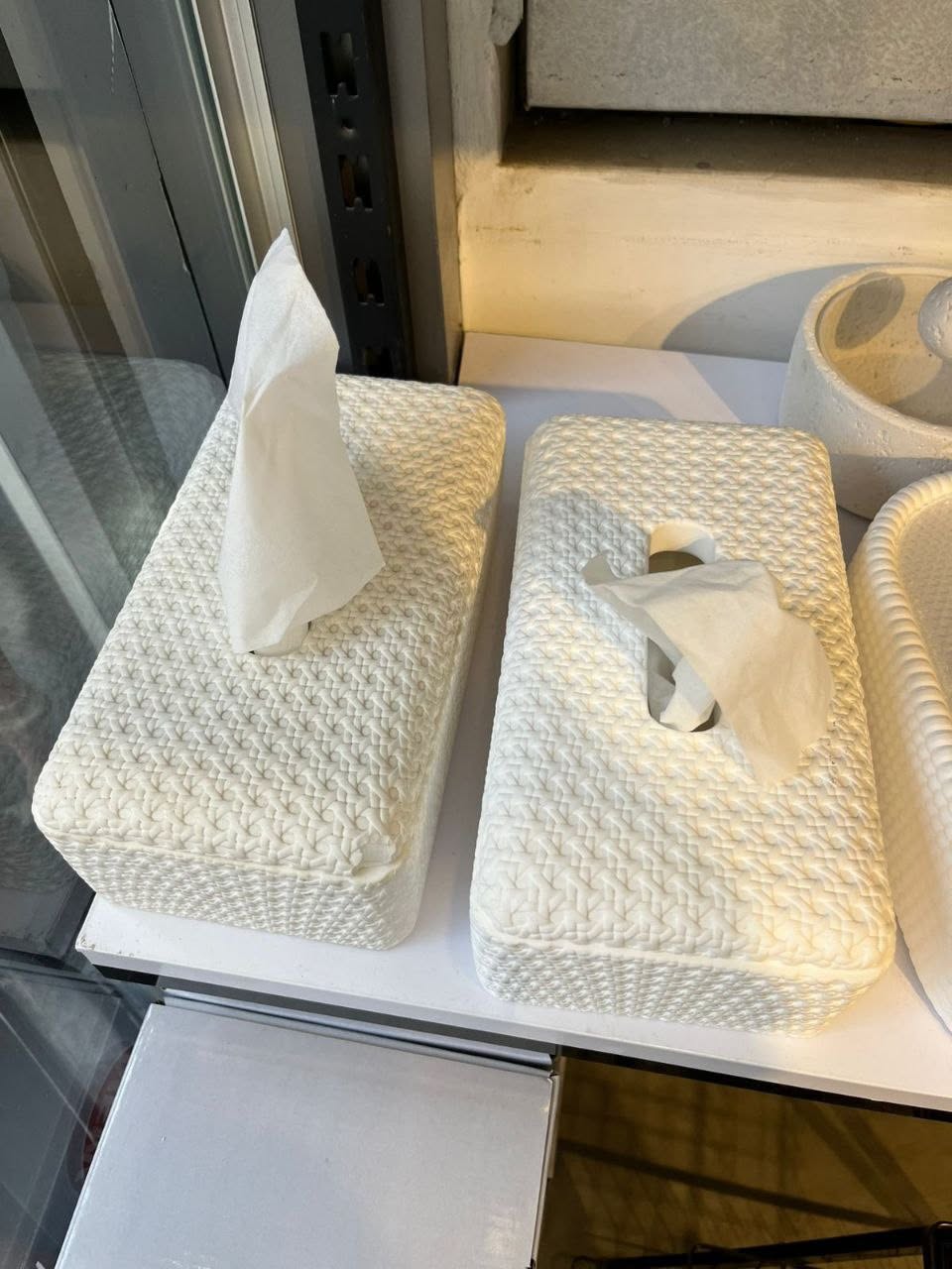 Stone Tissue Box Cover
