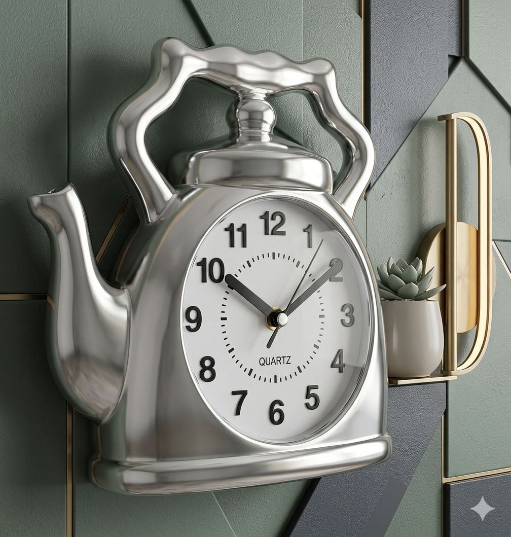Kitchen Wall Clock – Kettle Design