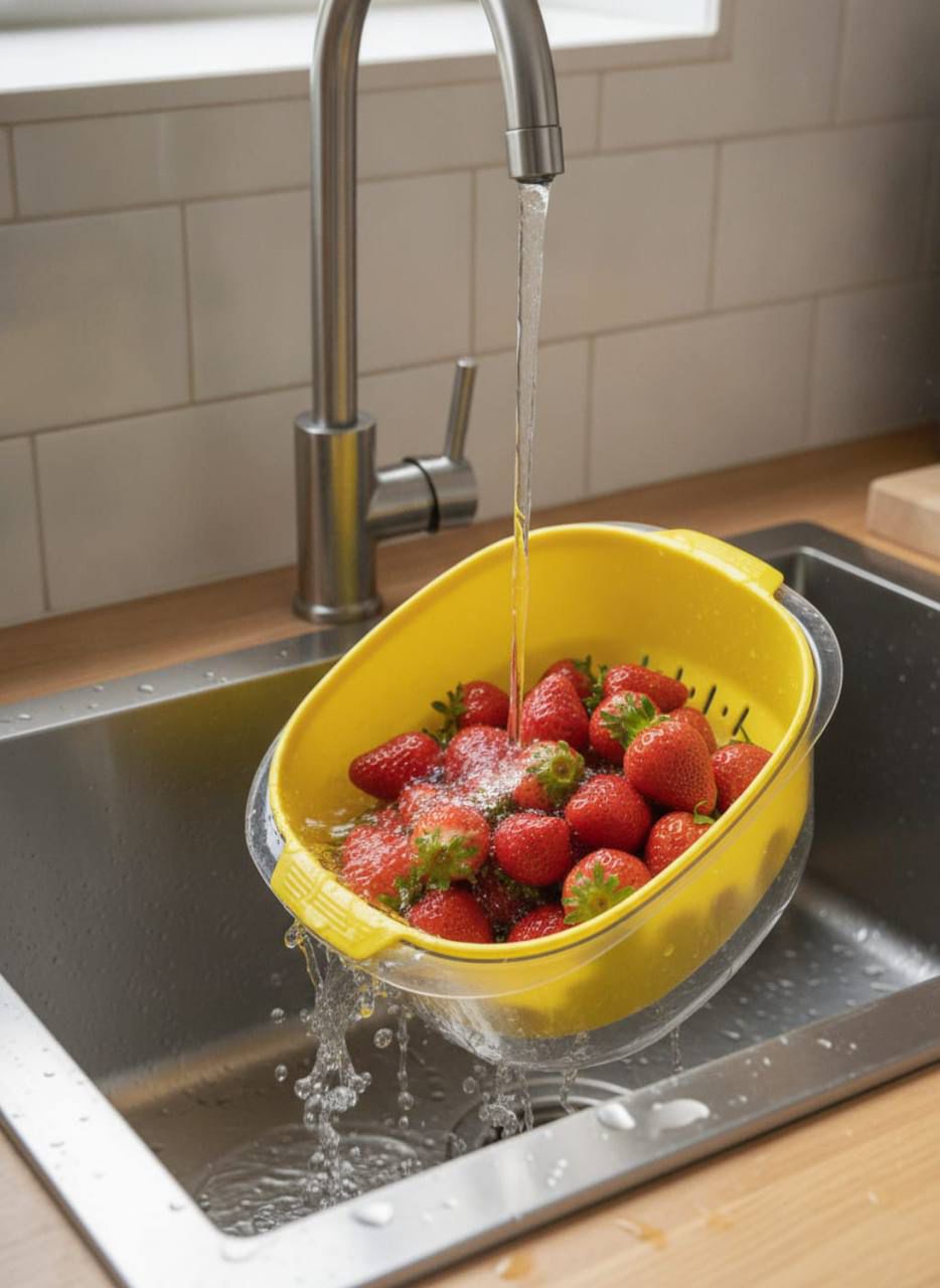 Acrylic Strainer Basket