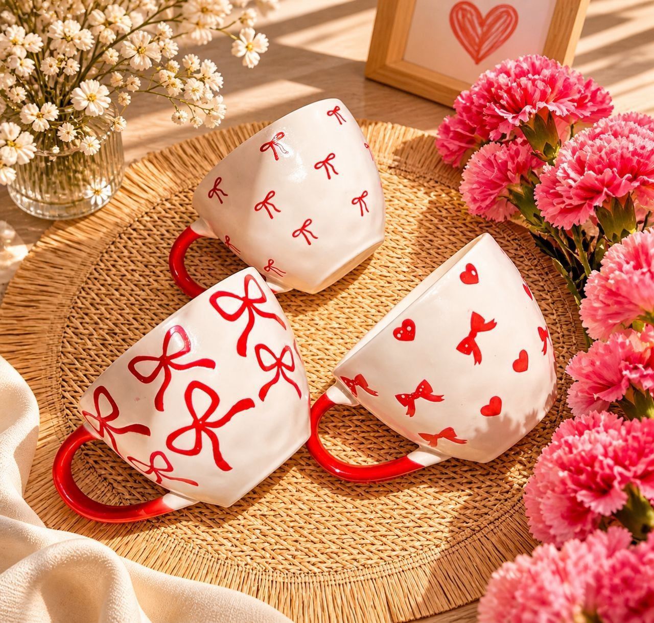 Heart & Bow Mug