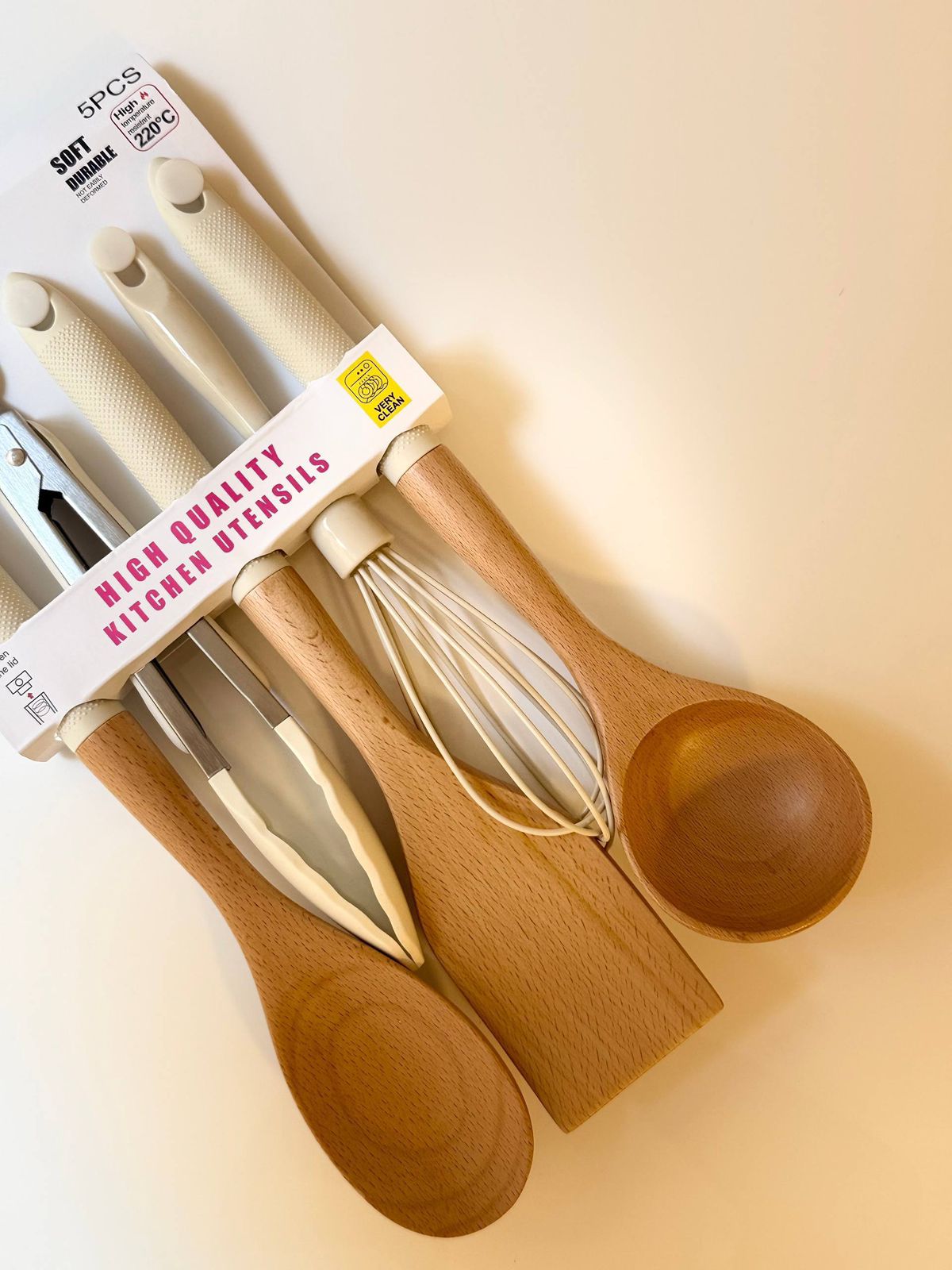 5-Piece Wooden Serving Set