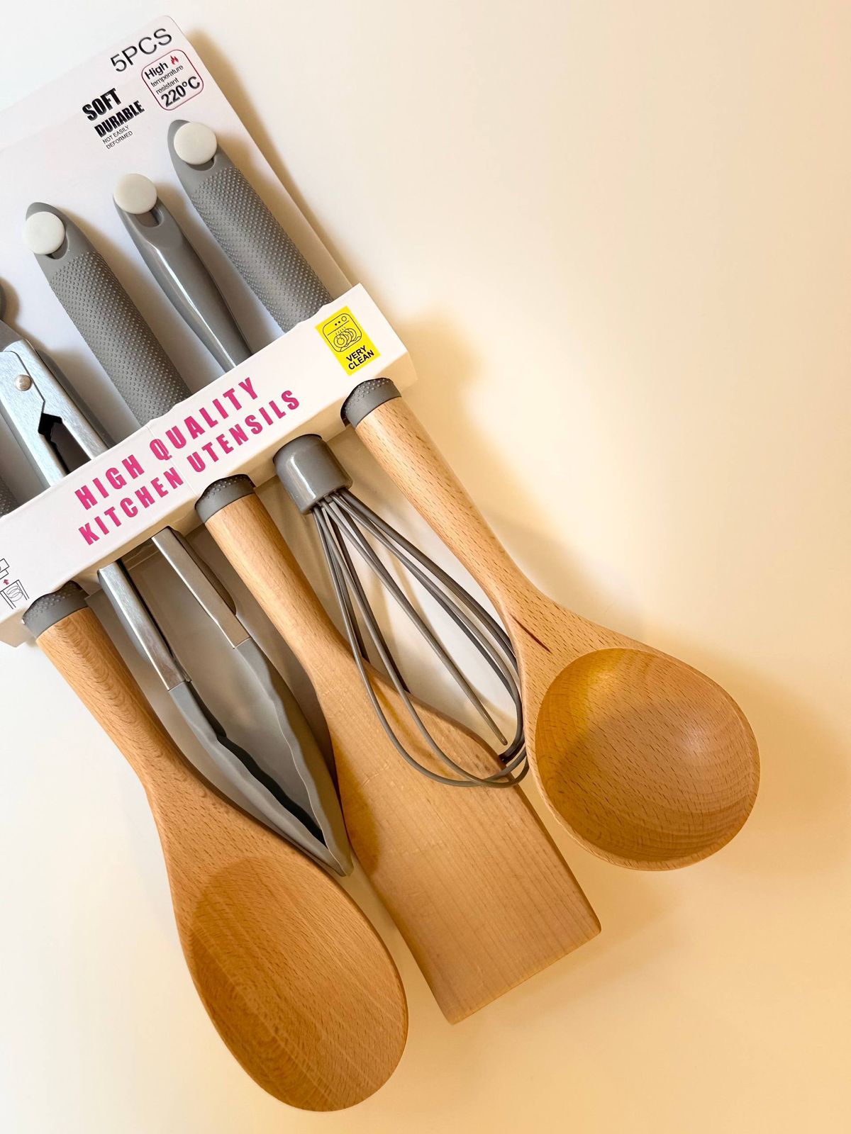 5-Piece Wooden Serving Set