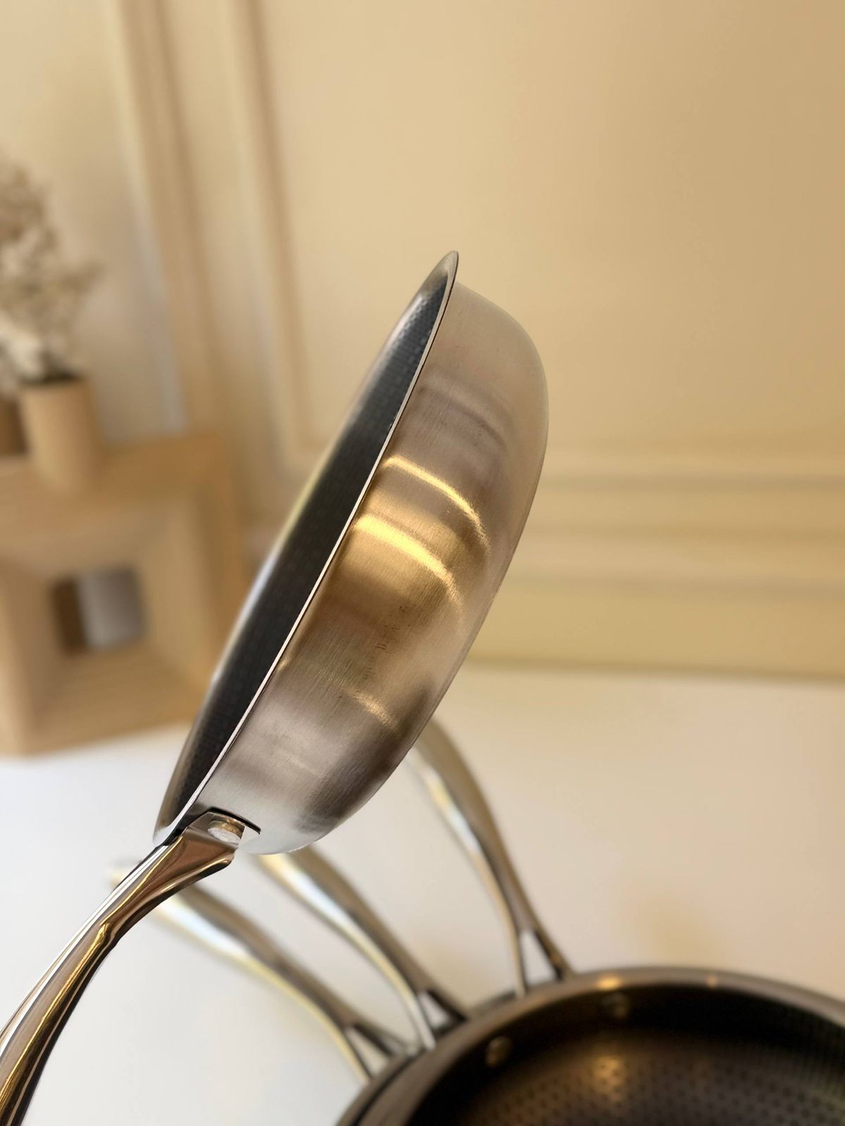 Deep Stainless Steel Wok Pan