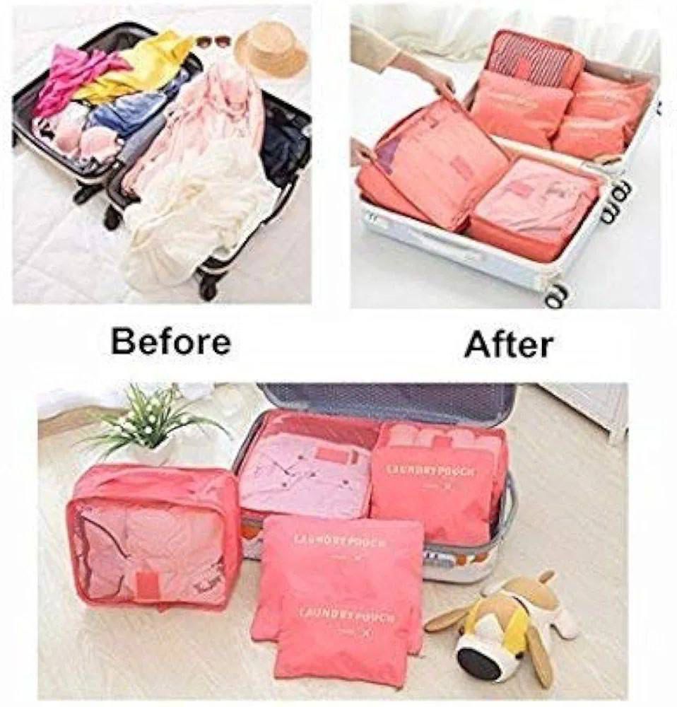 6-Piece Travel Organizer Set