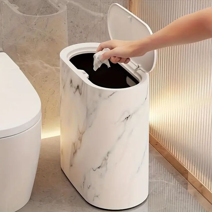 Marble Design Basket