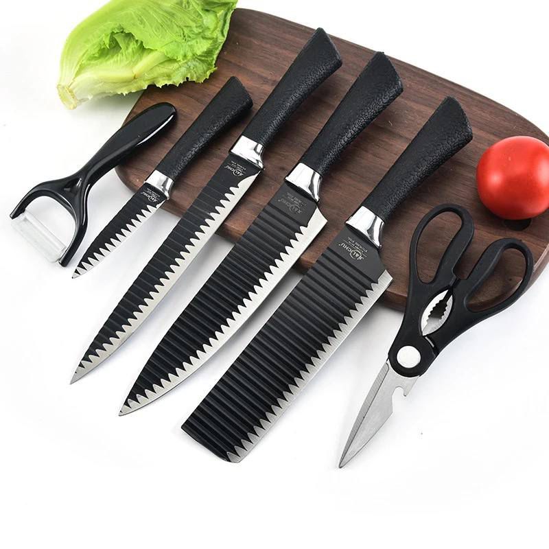 Granite Knife Set with Storage Box
