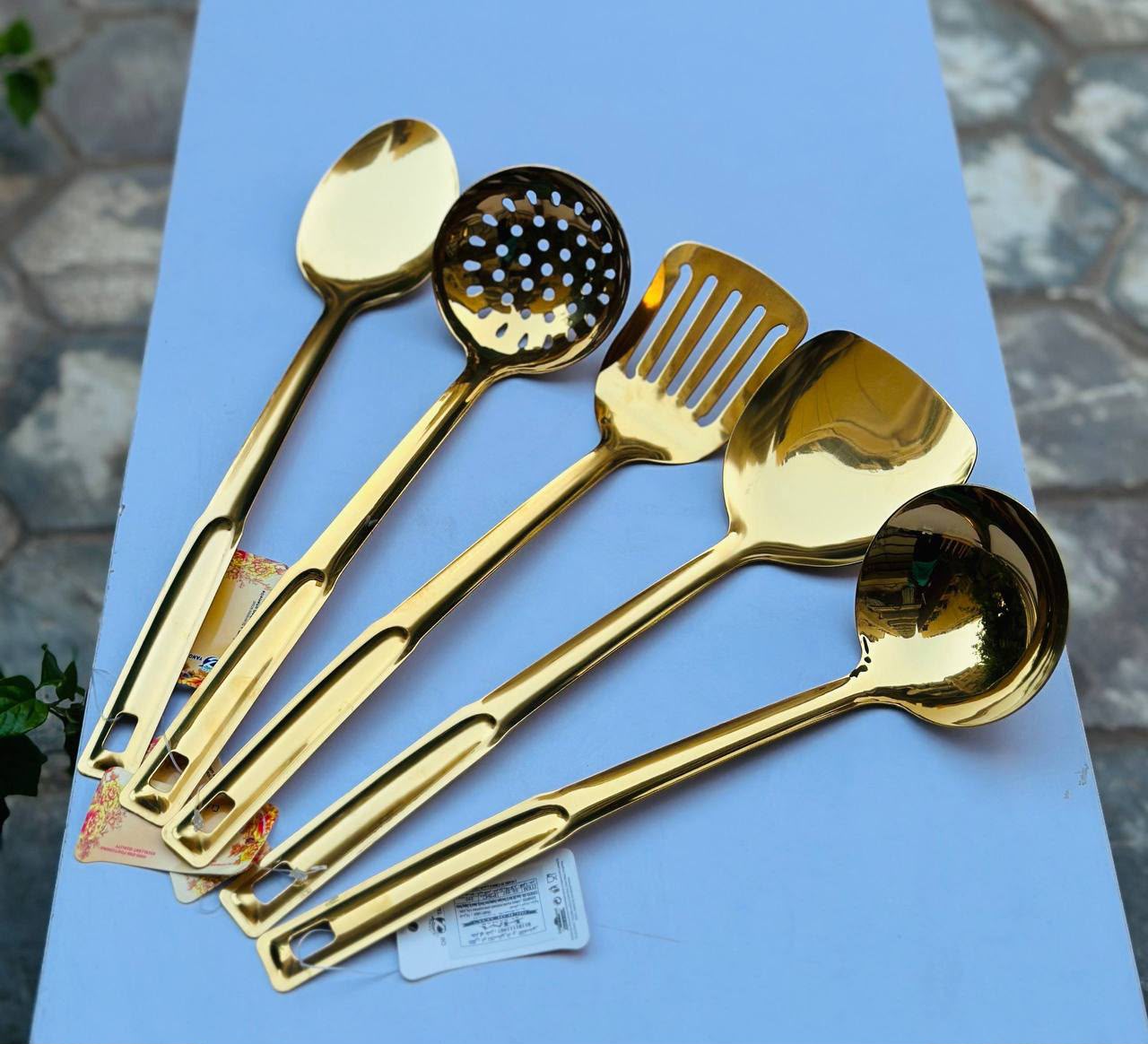Gold Serving Set