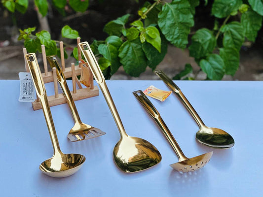 Gold Serving Set