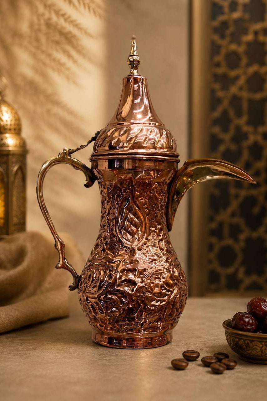 Handmade Arabic Copper Pitcher
