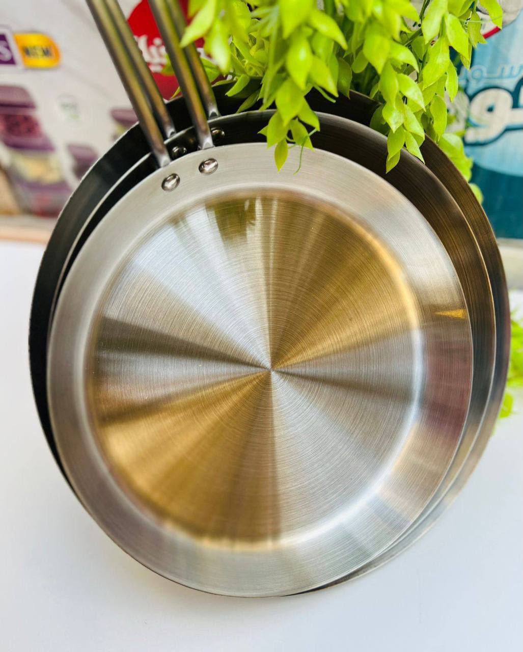 Stainless Steel Pan Set