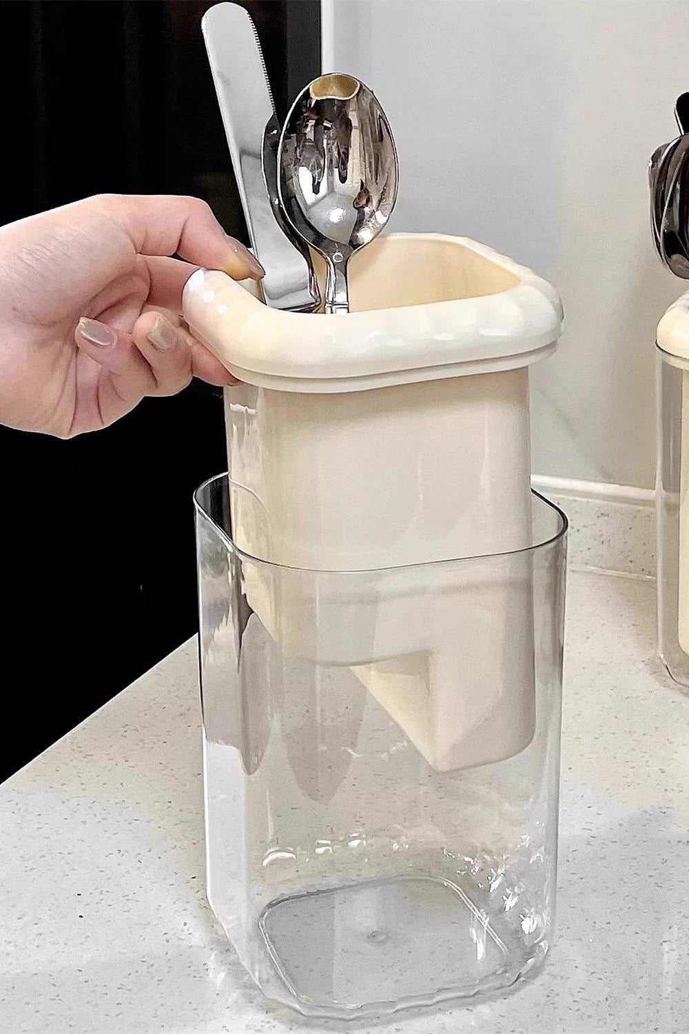 Spoon Organizer & Drainer