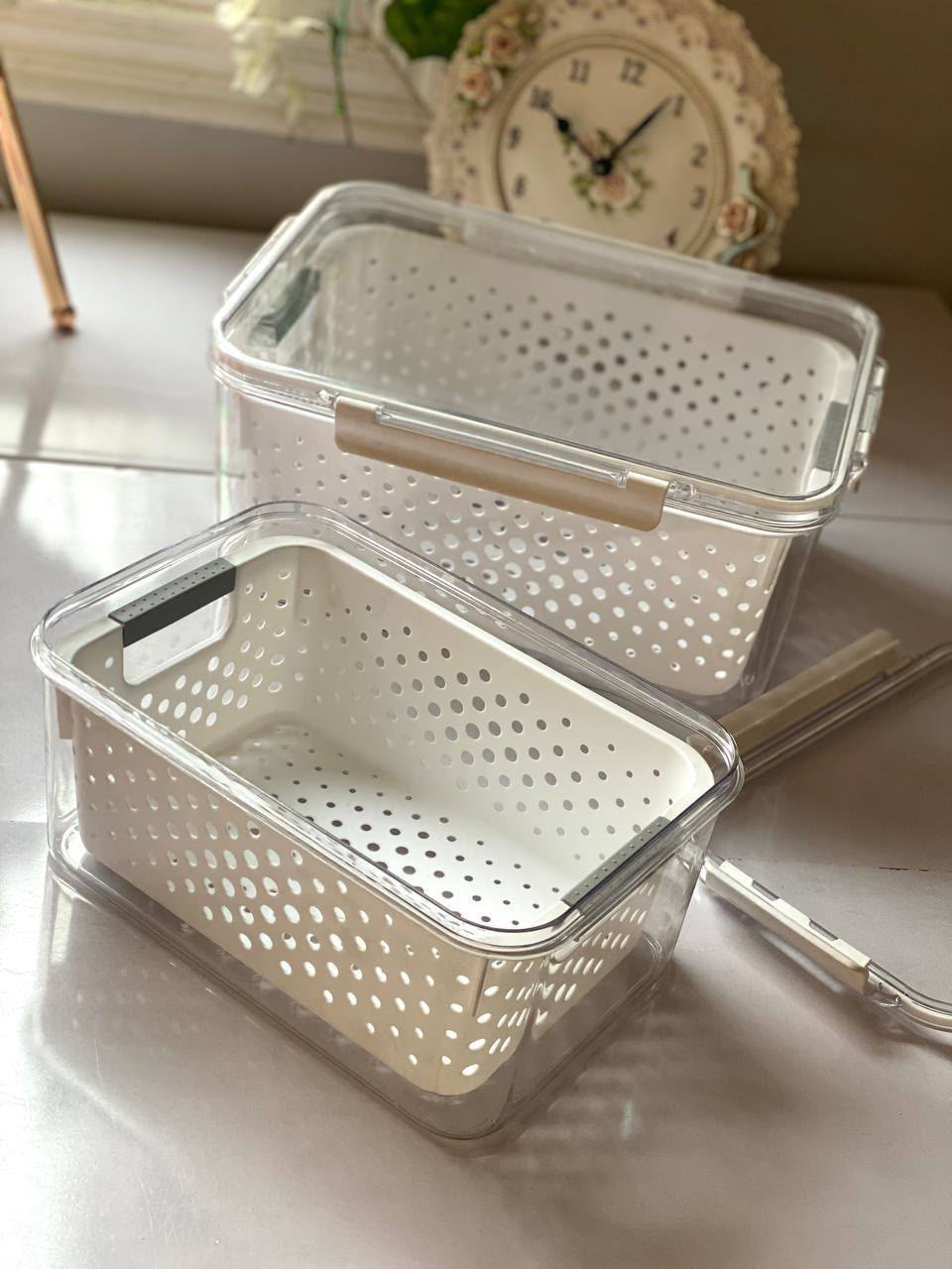 2-Piece Fridge Storage Set