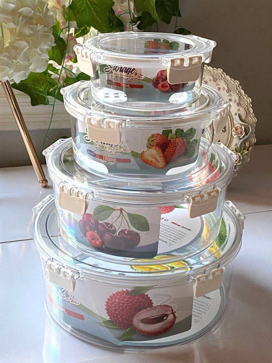 4-Piece Fridge Storage Set