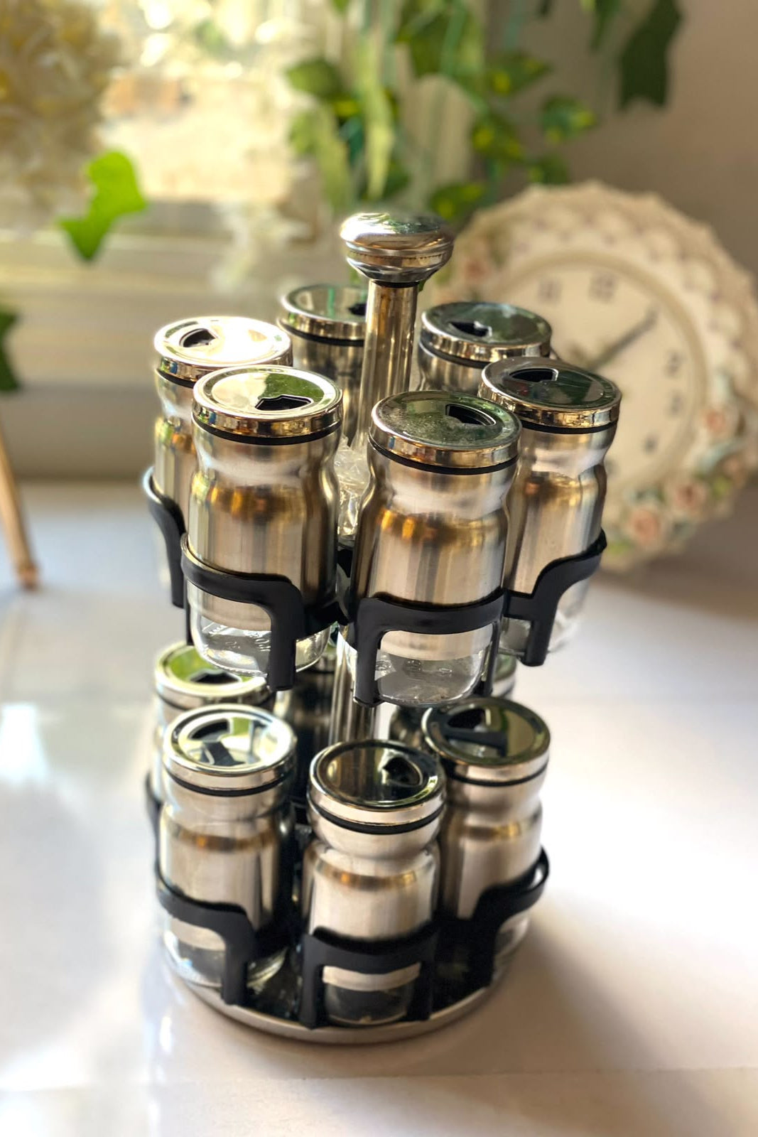 12-Piece Stainless Steel Spice Set
