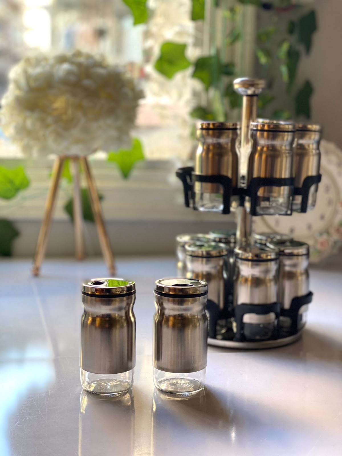 12-Piece Stainless Steel Spice Set
