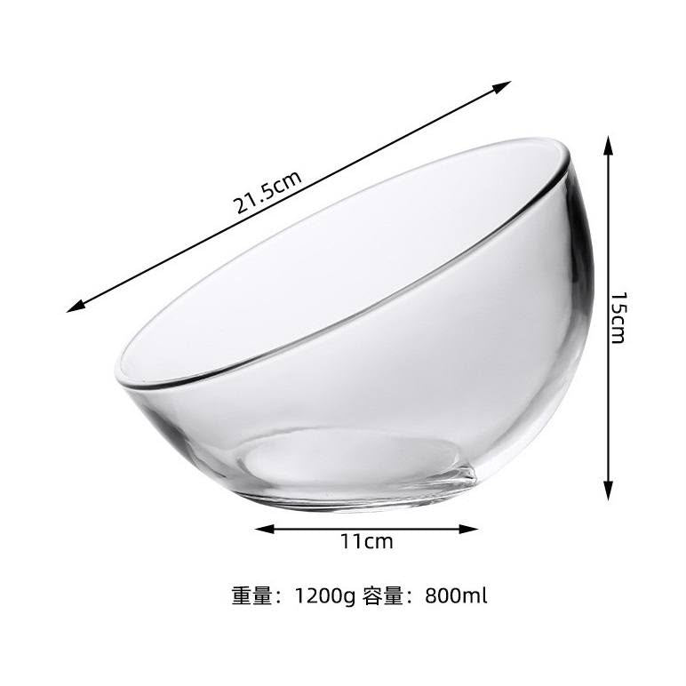 Curved Glass Bowl Set
