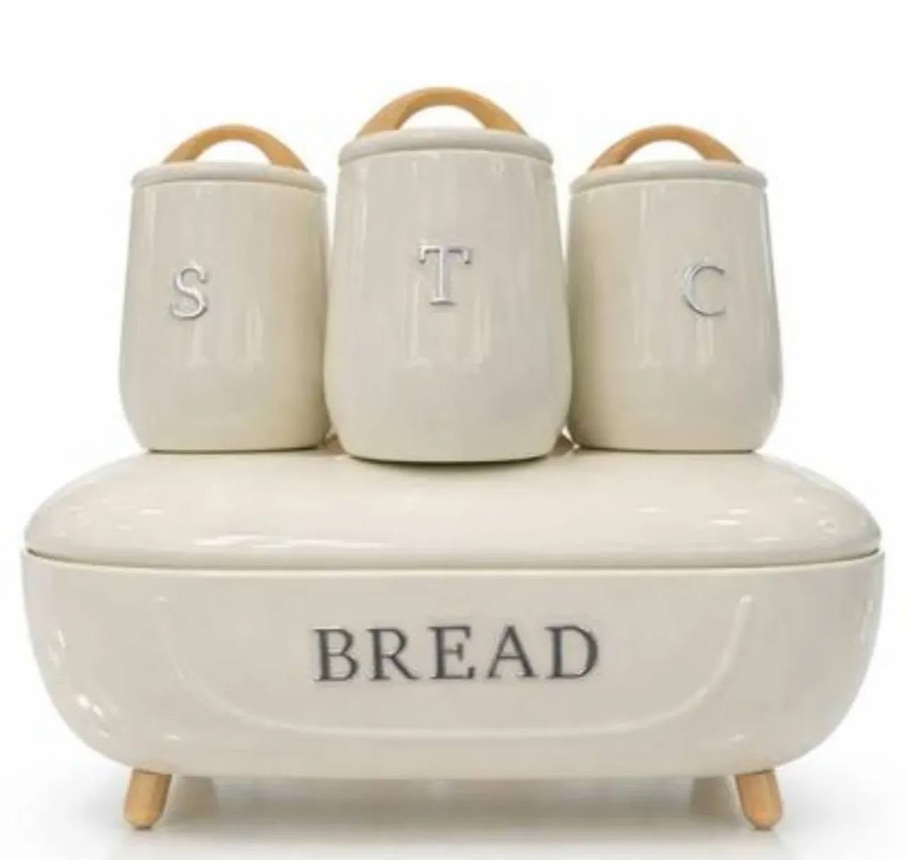Metal Bread Basket & Coffee Corner Set