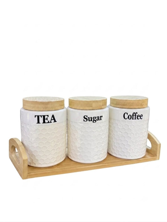 3-Piece Kitchen Storage Jar Set