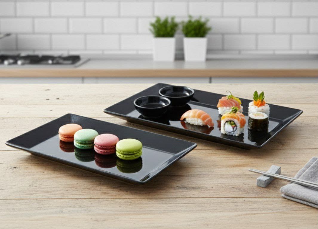 Rectangular Porcelain Serving Set
