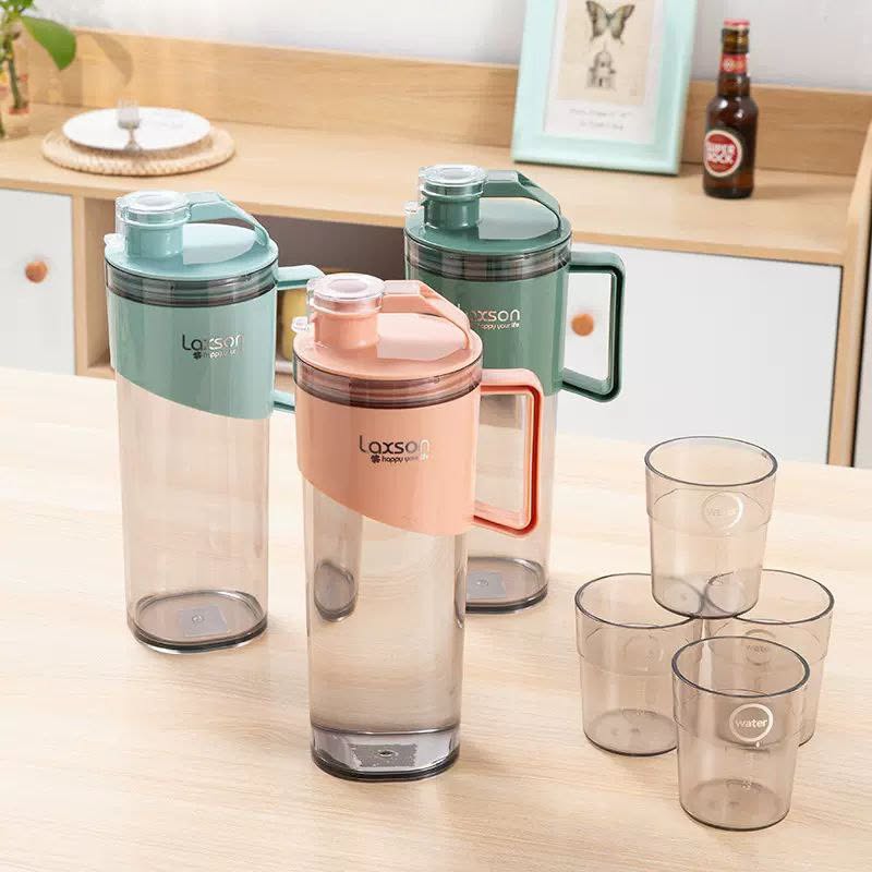 Acrylic Water Pitcher Set with 4 Cups