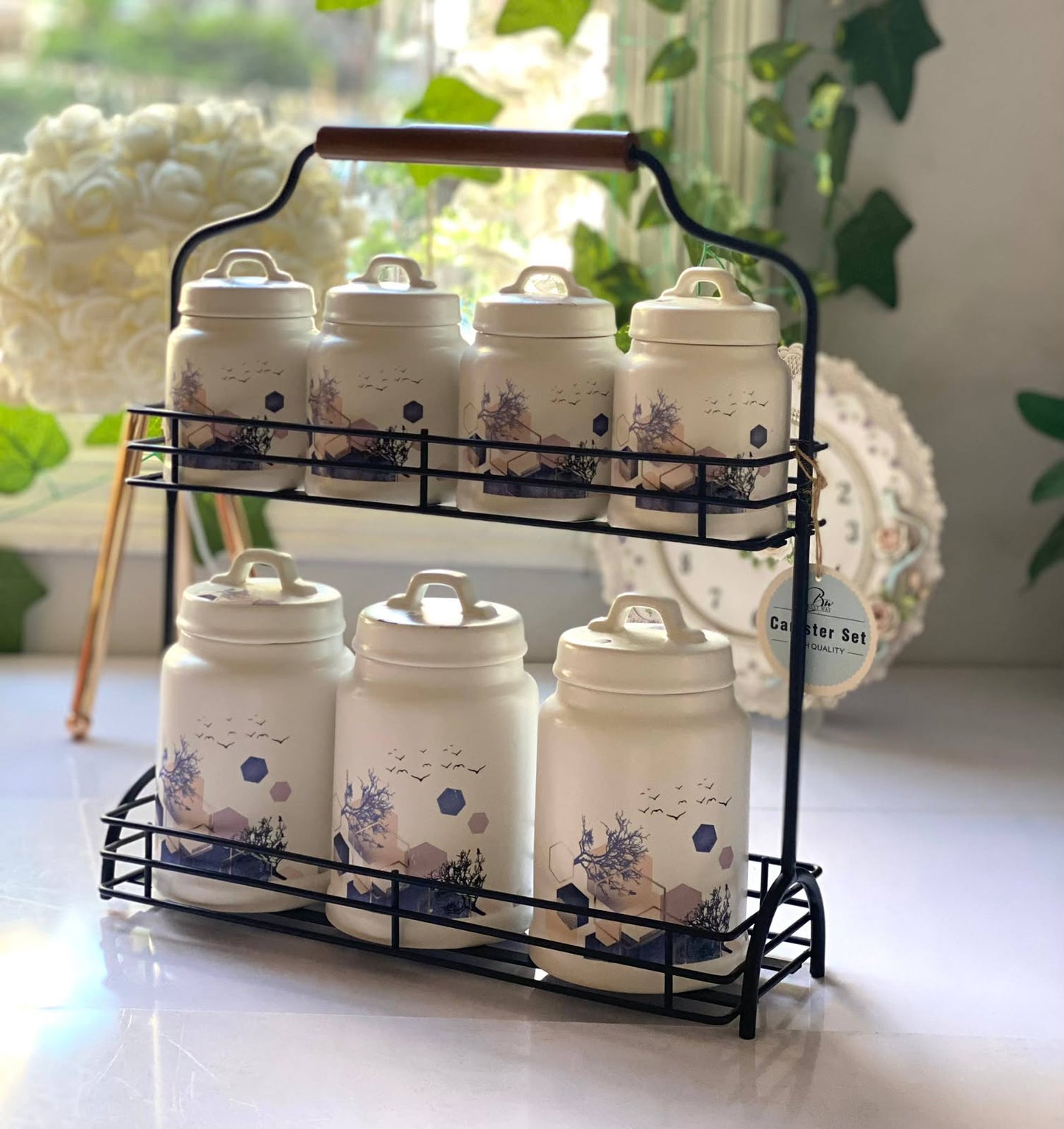 7-Piece Porcelain Spice Set