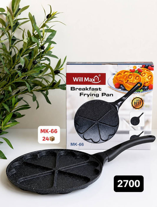 Heart Mold Non-Stick Frying Pan