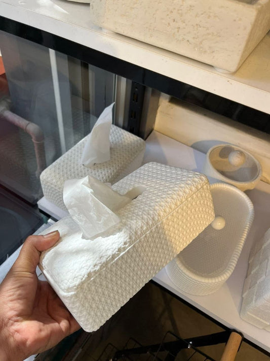 Stone Tissue Box Cover