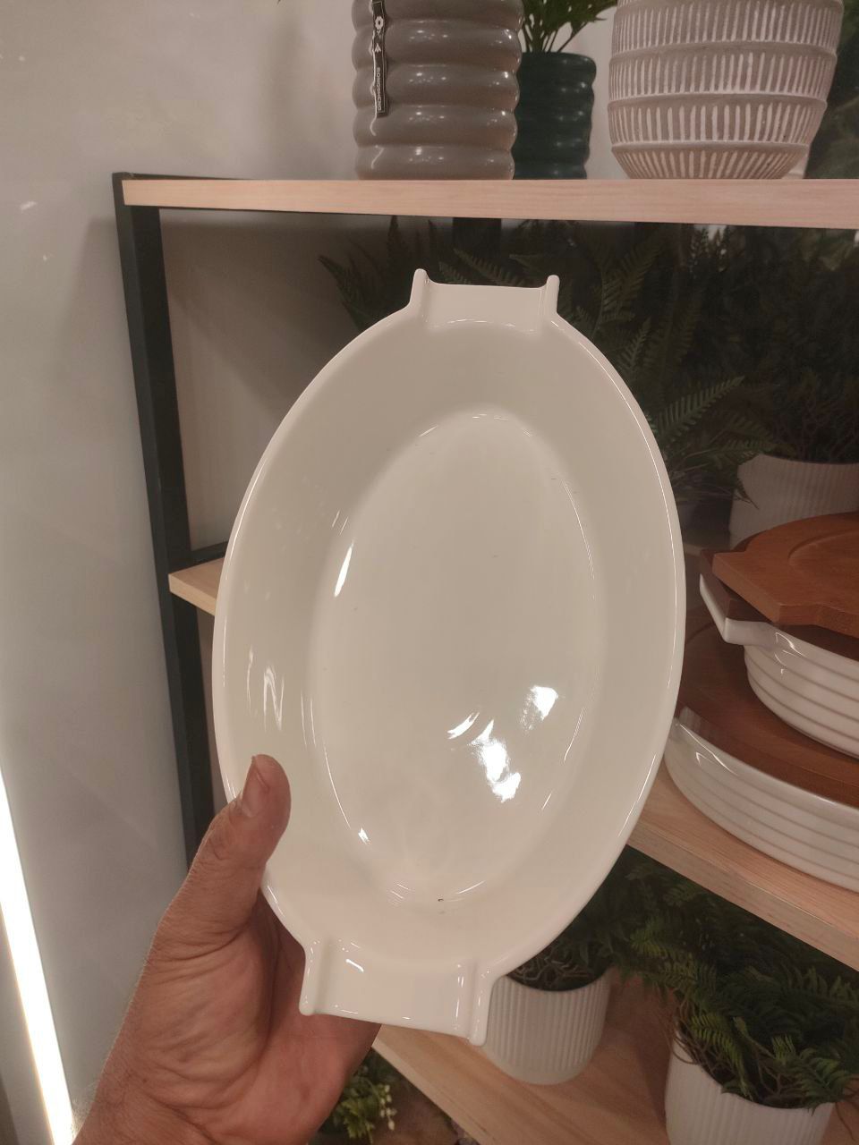 Oven-Safe Porcelain Casserole Dish