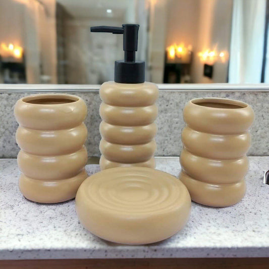 4-Piece Porcelain Bath Set