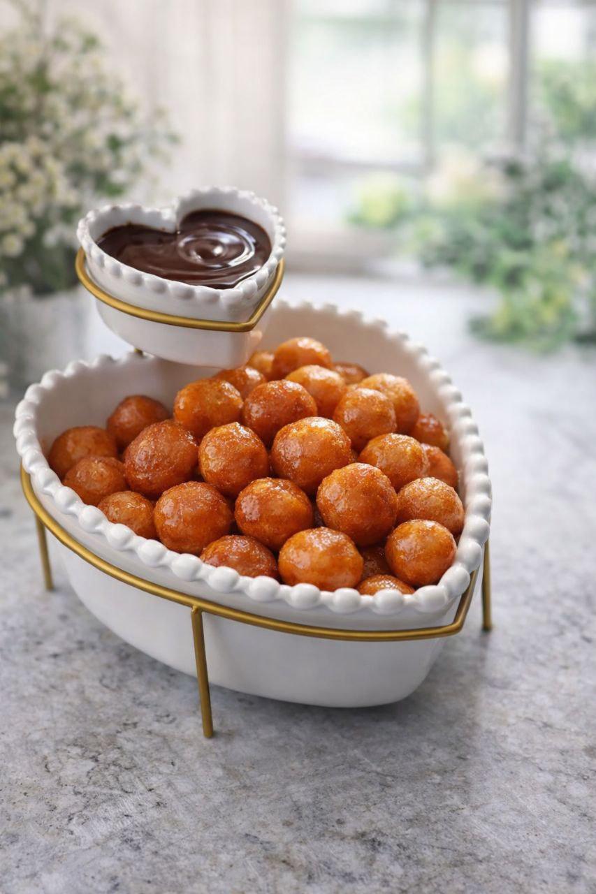 Heart-Shaped Serving Set