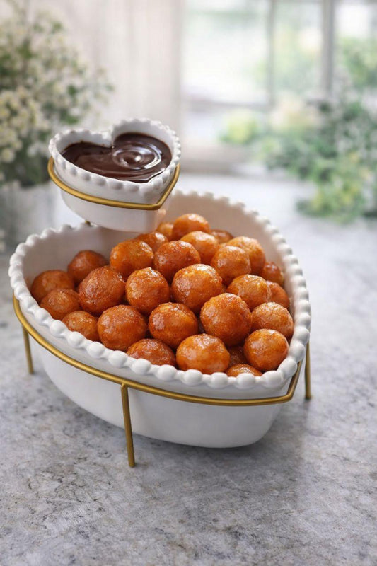 Heart-Shaped Serving Set