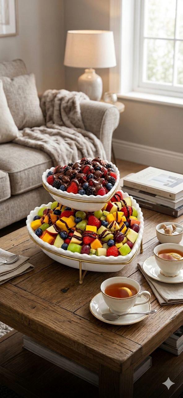 Heart-Shaped Serving Set