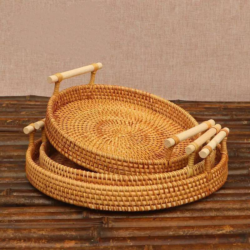 Handmade Woven Serving Tray