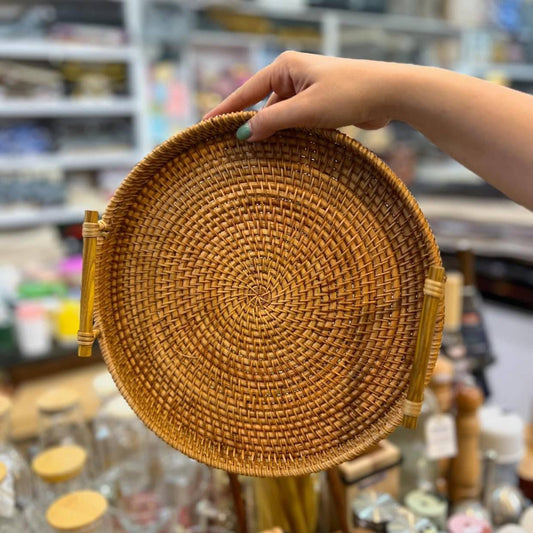 Handmade Woven Serving Tray