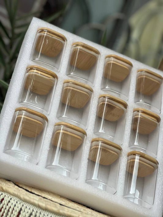 12-Piece Glass Jar Set