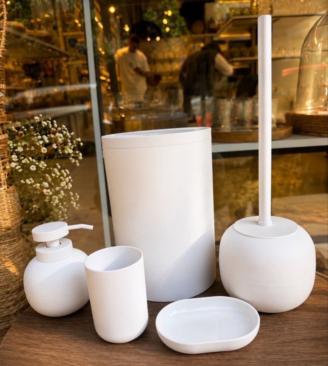 Acrylic Bathroom Accessories Set