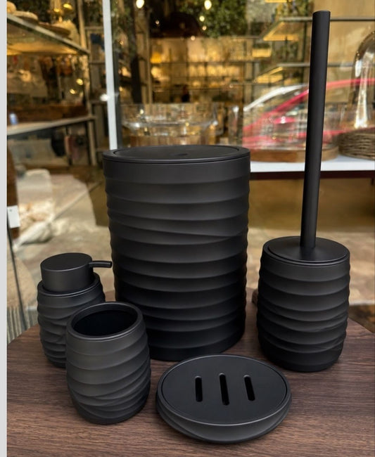 Spiral Plastic Bathroom Accessories Set